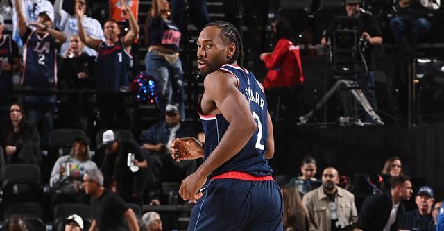 NBA-队史第三人！伦纳德单赛季5次40+&amp;amp;快船生涯10次40+